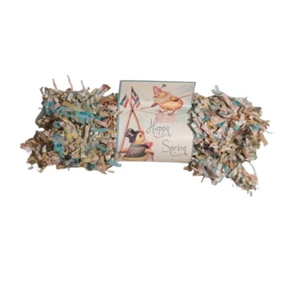 Bethany Lowe Paper Pastel Spring Fringe Festooning Garland - Picture 1 of 3